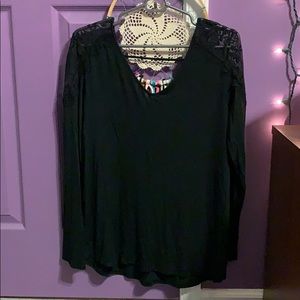 black american eagle long sleeve shirt